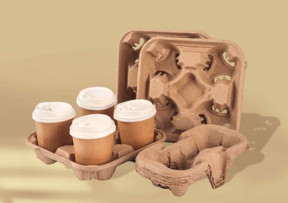 Cup carrier trays