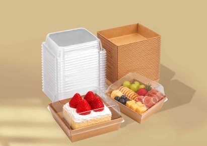 Paper boxes with PET lids