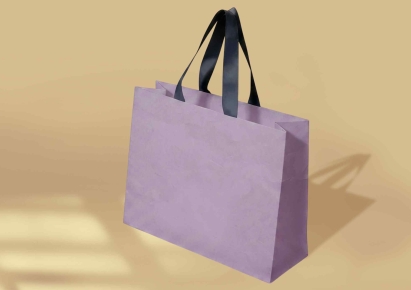Premium ribbon handle gift bags