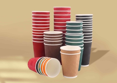 Ripple wall paper cups
